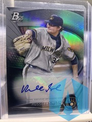 2022 Bowman Platinum Top Prospect Auto #TOP-54 Russell Smith Brewers